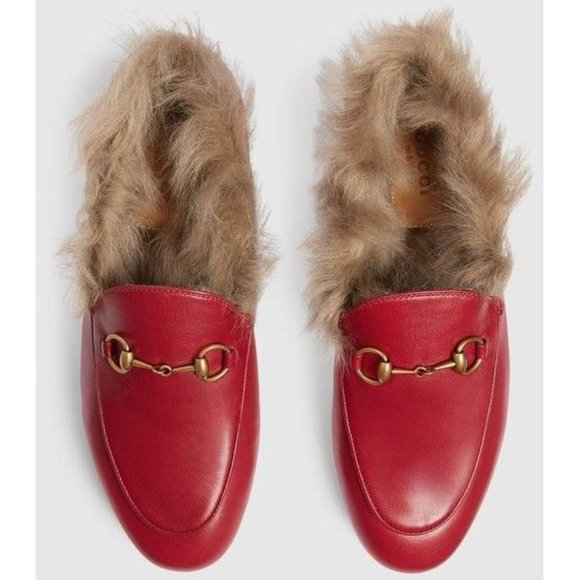 Gucci Shoes - Gucci Jordaan fur loafer Size 6.5